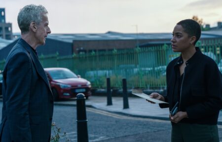 Peter Capaldi and Cush Jumbo in 'Criminal Record'