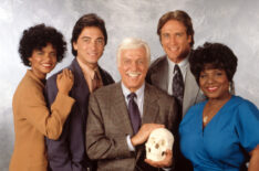 Victoria Rowell, Scott Baio, Dick Van Dyke, Barry Van Dyke, and Delores Hall of 'Diagnosis Murder'