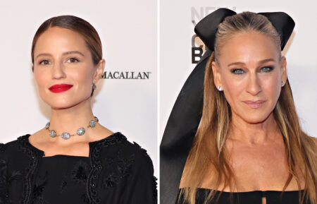 Dianna Agron and Sarah Jessica Parker at New York City Ballet 2023 Fall Fashion Gala