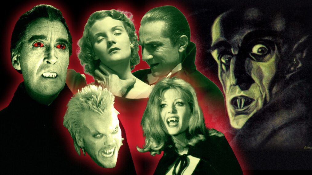 Dracula and other vampires in TV and film