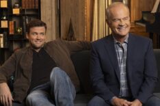 Jack Cutmore-Scott and Kelsey Grammer in 'Frasier'