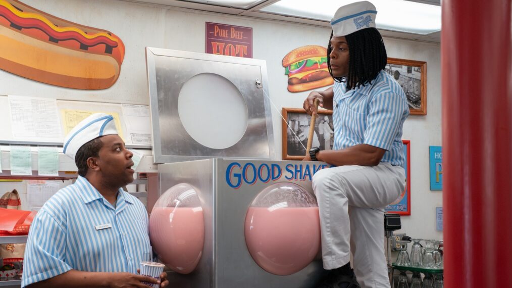 Kel Mitchell as Ed and Kenan Thompson as Dexter in 'Good Burger 2'