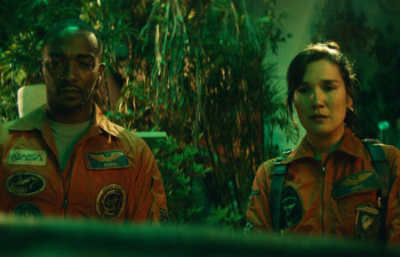 Anthony Mackie as Adam and Zoe Chao as Jane in 'If You Were the Last'