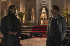Jacob Anderson as Louis De Point Du Lac and Assad Zaman as Armand in 'Interview with the Vampire' Season 2 Episode 2