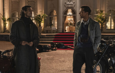 Jacob Anderson as Louis De Point Du Lac and Assad Zaman as Armand in 'Interview with the Vampire' Season 2 Episode 2