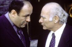 James Gandolfini and Burt Young in The Sopranos