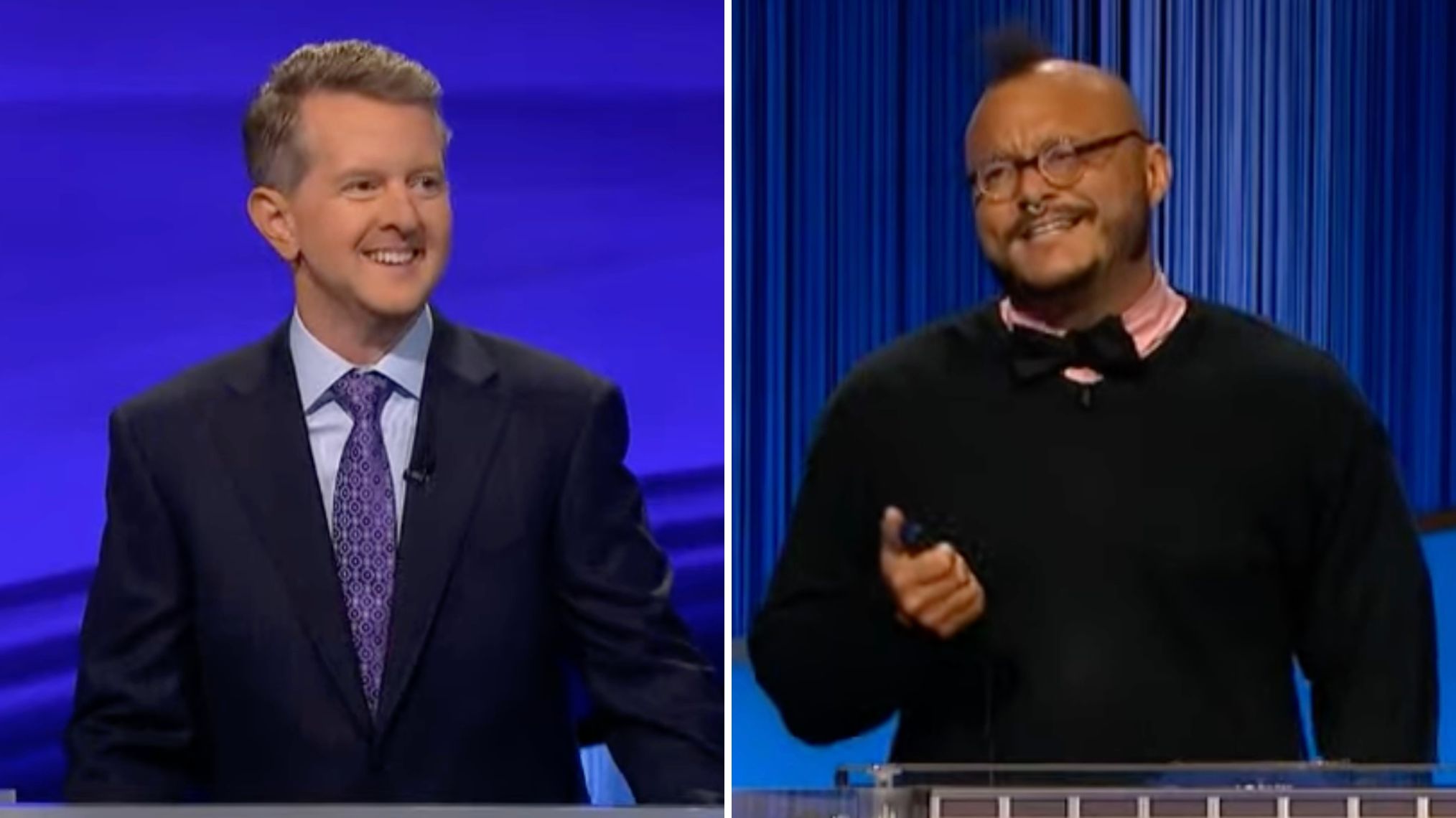 Ken Jennings Teases Champ After Heath Ledger Errors