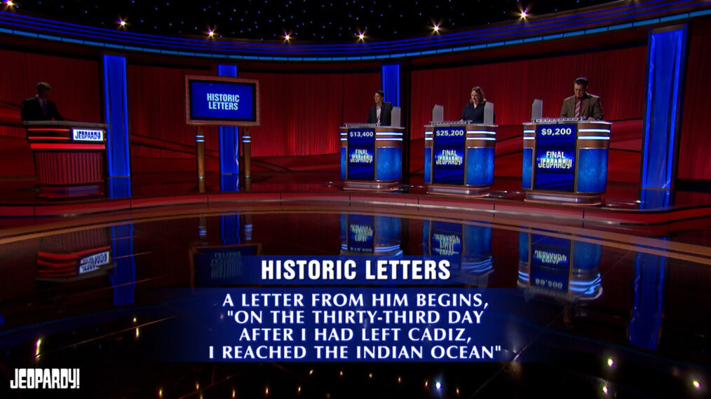 'Jeopardy' October 25, 2023 episode.