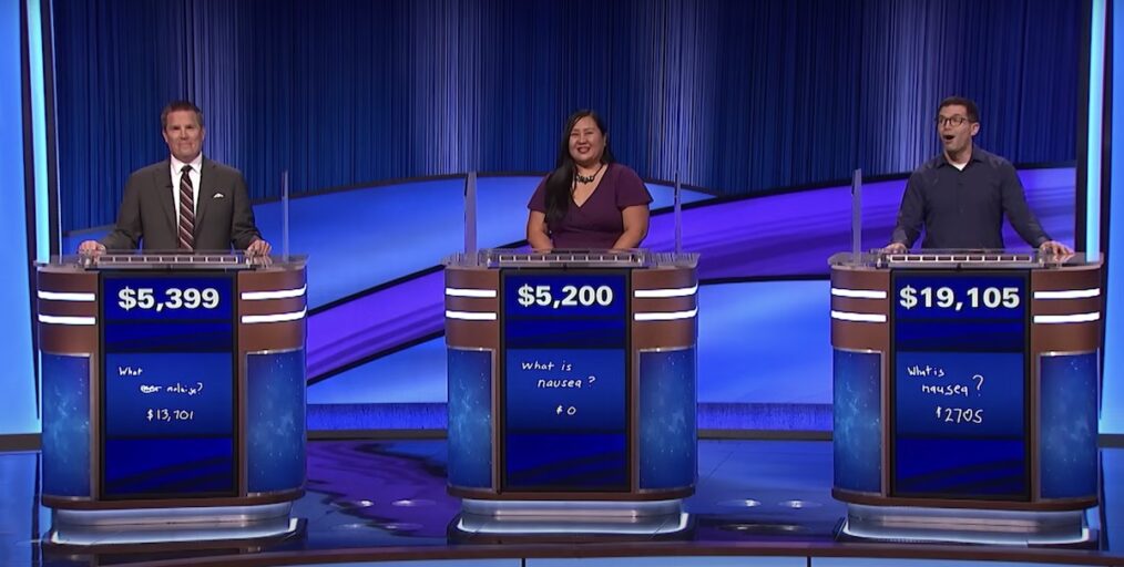 Contestants on Jeopardy! Champions Wildcard