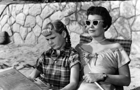 Judy Nugent and Jane Wyman in Magnificent Obsession