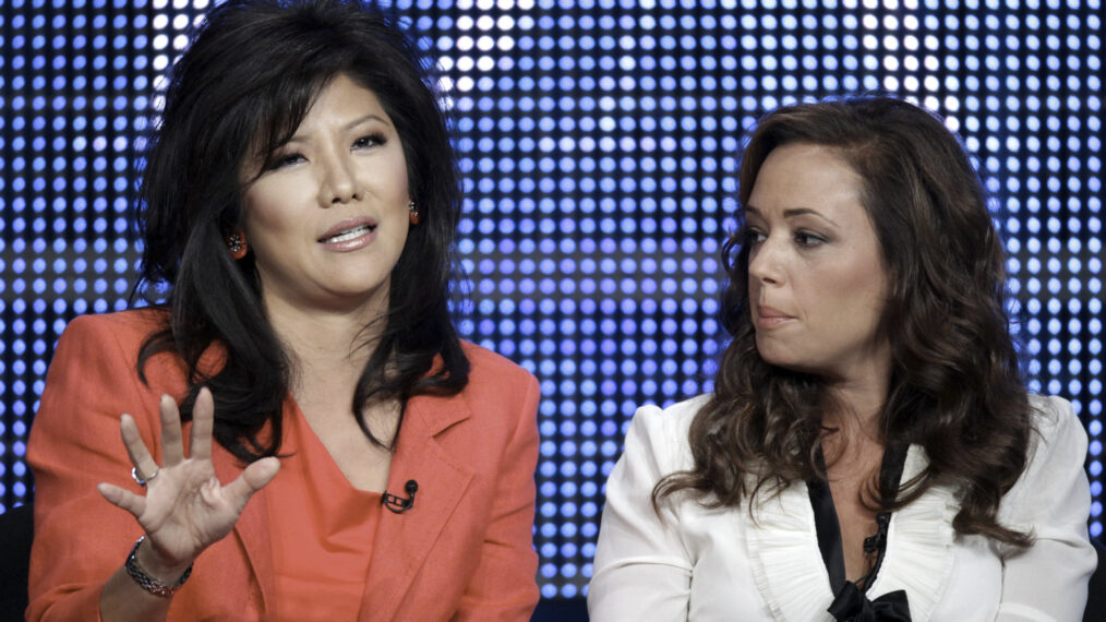 Julie Chen Moonves and Leah Reimini