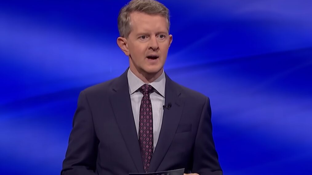 Ken Jennings hosts Jeopardy!