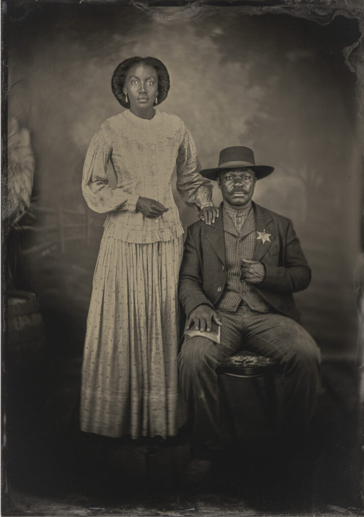 Lauren E. Banks as Jennie Reeves and David Oyelewo as Bass Reeves in 'Lawmen: Bass Reeves'