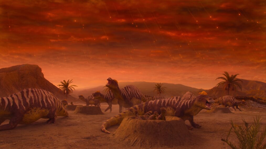 Dinosaurs in 'Live on Our Planet'