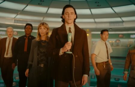 Owen Wilson, Wunmi Mosaku, Sophia Di Martino, Tom Hiddleston, Eugene Cordero, and Ke Huy Quan in 'Loki' Season 2