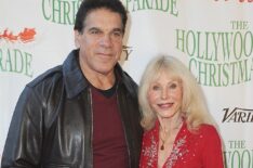 Lou Ferrigno and his wife Carla at holiday parade