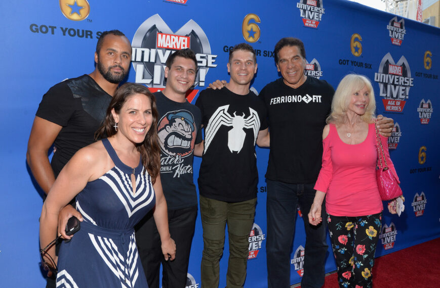 Lou Ferrigno and his family attend Marvel premiere