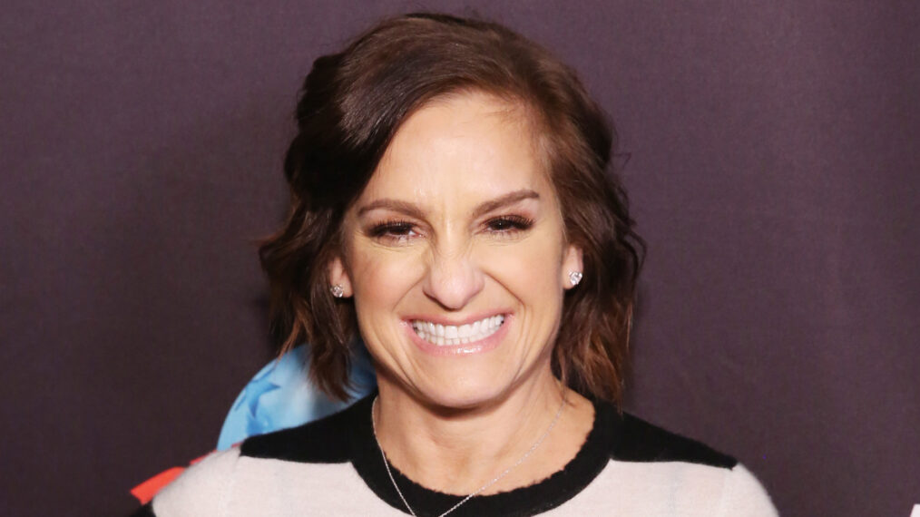 Mary Lou Retton on red carpet