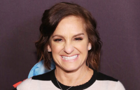 Mary Lou Retton on red carpet