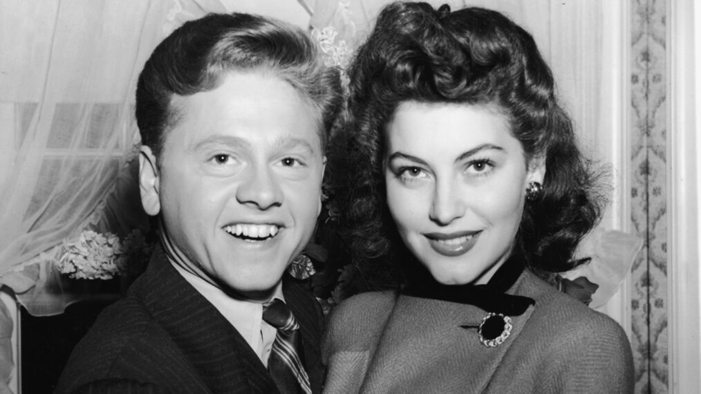 Mickey Rooney and Ava Gardner