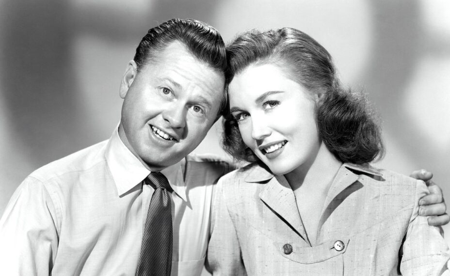 Mickey Rooney and Elaine Devry