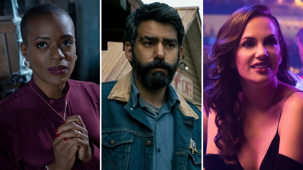 T'Nia Miller, Rahul Kohli, and Kate Siegel in Mike Flanagan's 'The Haunting of Bly Manor,' 'Midnight Mass,' and ' The Haunting of Hill House'