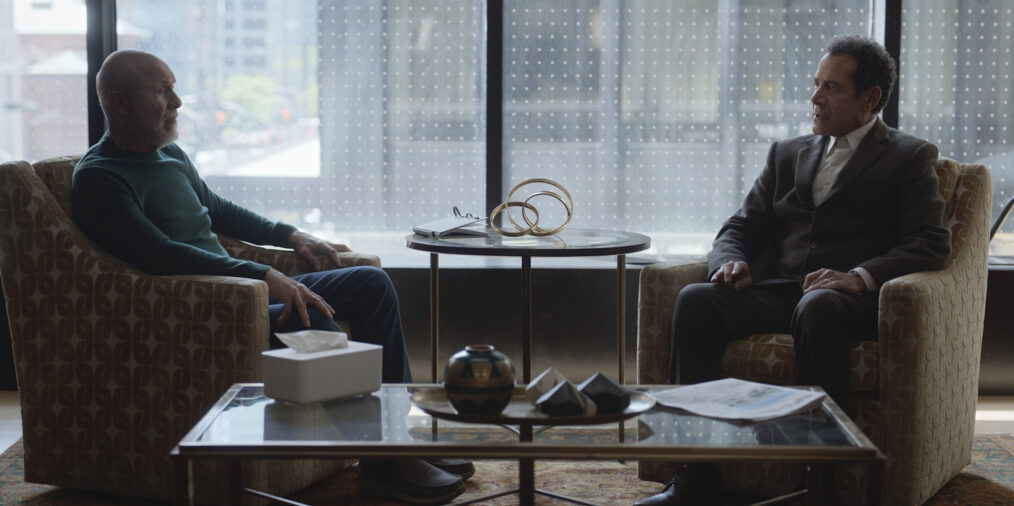 Hector Elizondo and Tony Shalhoub in 'Mr. Monk's Last Case: A Monk Movie'