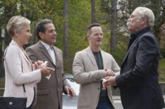 Traylor Howard, Tony Shalhoub, Jason Gray-Stanford, and Ted Levine in 'Mr. Monk's Last Case: A Monk Movie'