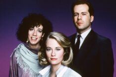 Allyce Beasley, Cybill Shepherd, and Bruce Willis for 'Moonlighting'