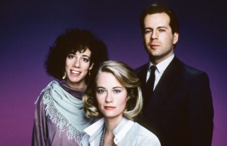 Allyce Beasley, Cybill Shepherd, and Bruce Willis for 'Moonlighting'