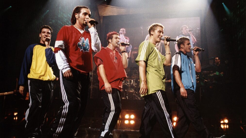 JC Chasez, Chris Kirkpatrick, Joey Fatone Jr., Lance Bass, and Justin Timberlake from NSYNC