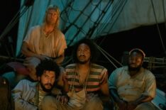 Joel Fry, Nat Faxon, Samba Schutte, and Samson Kayo in 'Our Flag Means Death' - Season 1