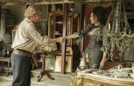 Rhys Darby and Minnie Driver in 'Our Flag Means Death' Season 2