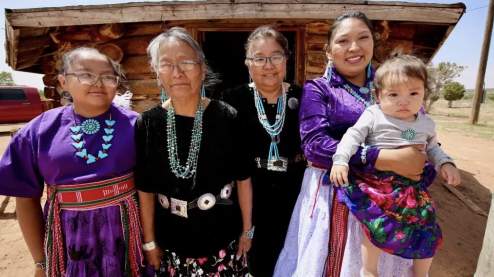 Native American women and child in PBS's 'Native America'