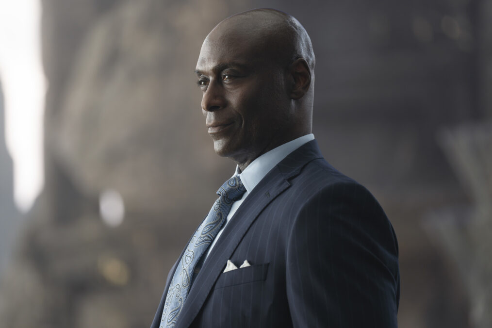 Lance Reddick as Zeus in 'Percy Jackson & the Olympians'