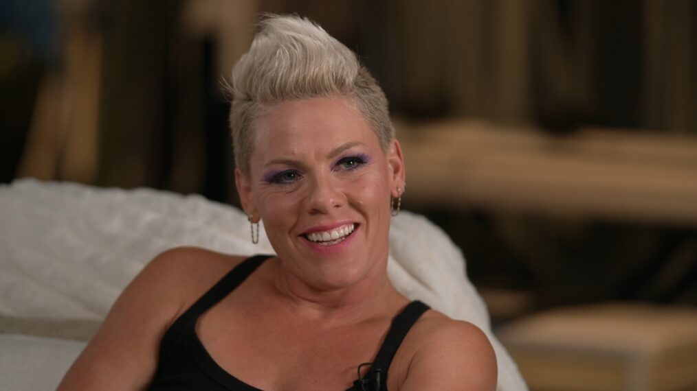 P!nk bei „60 Minutes“ im Oktober 2023