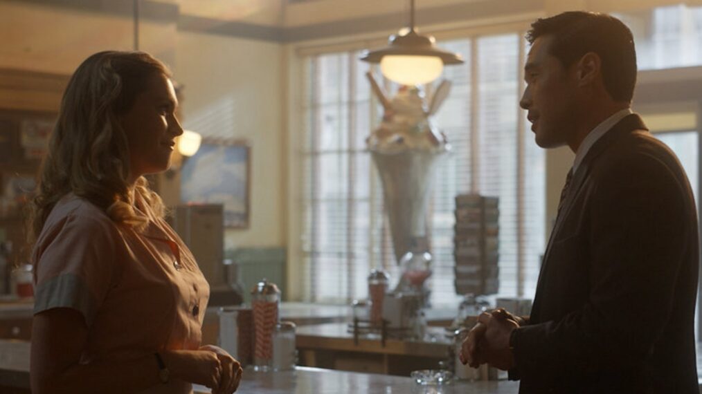 Eliza Taylor and Raymond Lee in 'Quantum Leap' - Season 2