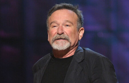 Robin Williams onstage at Comedy Central's Night Of Too Many Stars: An Overbooked Concert For Autism Education at the Beacon Theatre in 2010