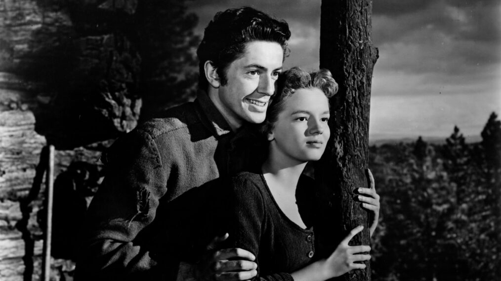 Farley Granger and Joan Evans in 'Roseanna McCoy'