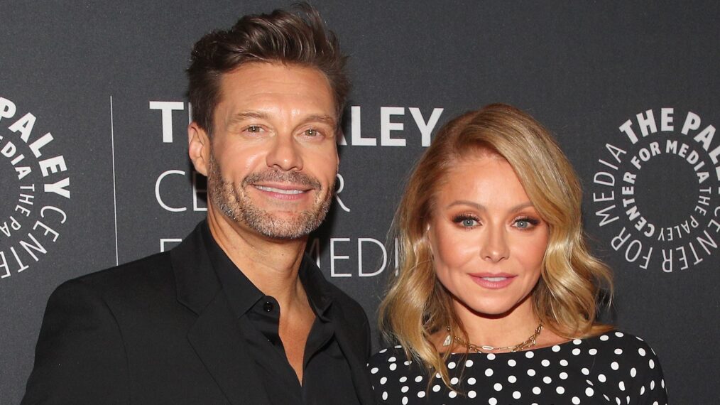 Ryan Seacrest and Kelly Ripa at Paley Center