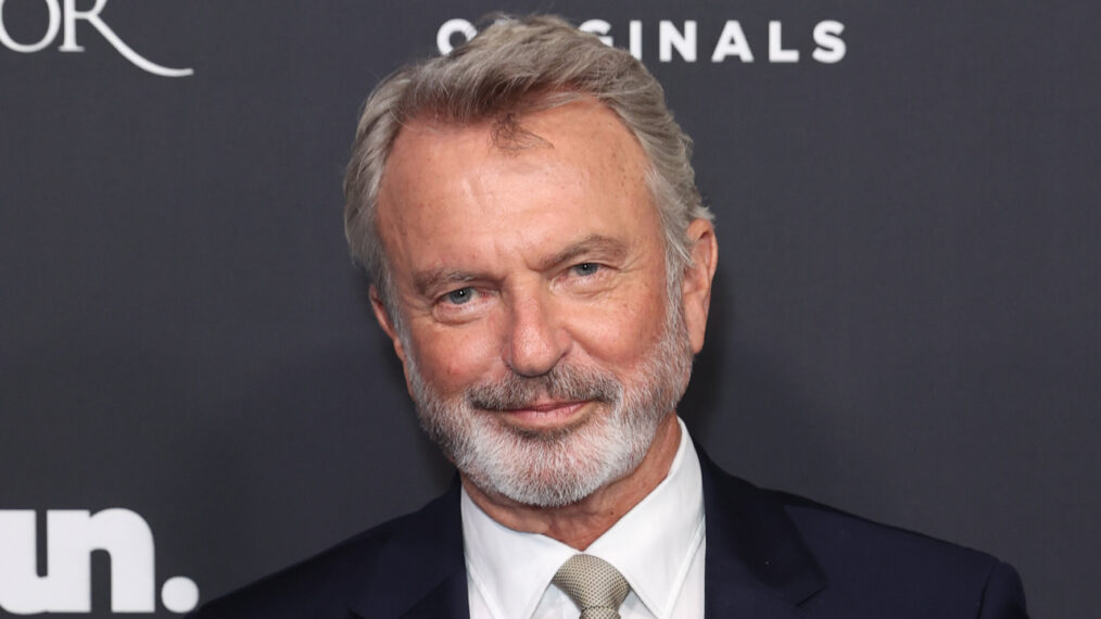 Sam Neill attends the world premiere of 'The Portable Door'