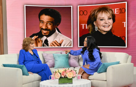 Joy Behar (L) and Sherri Shepherd (R) discussing Barbara Walters and Richard Pryor on the October 11, 2023 episode of 'Sherri'