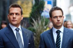 Gabriel Macht and Patrick J. Adams in 'Suits' Season 4