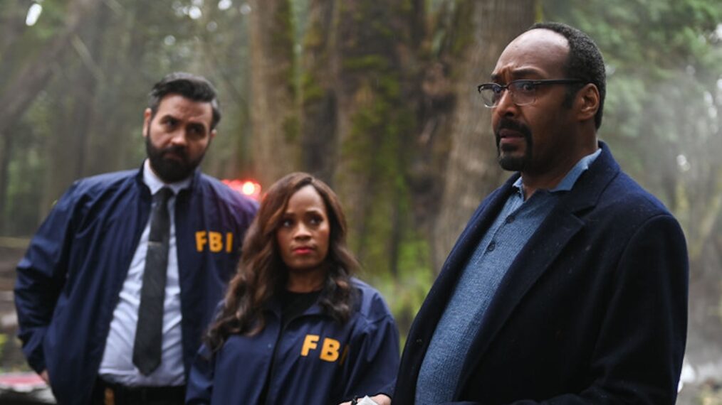 Brian King, Maahra Hill, and Jesse L. Martin in 'The Irrational'