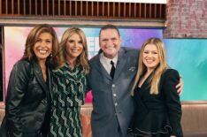 Hoda Kotb, Jenna Bush Hager, Noel Maguire, and Kelly Clarskon for 'The Kelly Clarkson Show'