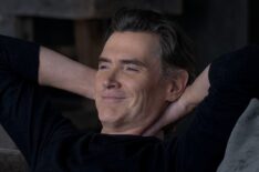 Billy Crudup with his feet up in The Morning Show