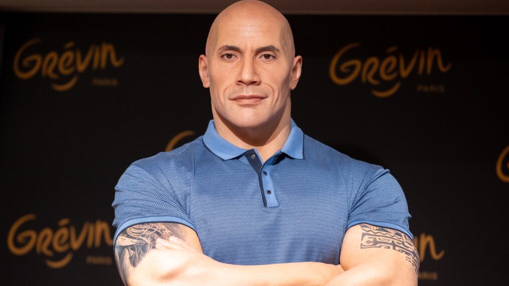 Dwayne Johnson wax figure is unveiled at Musee Grevin