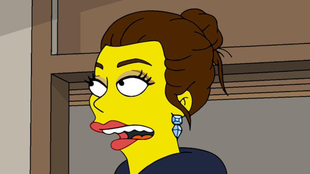 Kylie Jenner in 'The Simpsons'