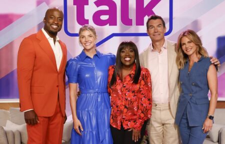 Akbar Gbajabiamila, Amanda Kloots, Sheryl Underwood, Jerry O’Connell, and Natalie Morales of 'The Talk'