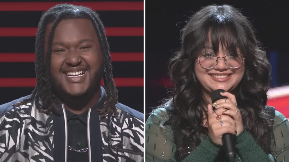 Caleb and Olivia on The Voice
